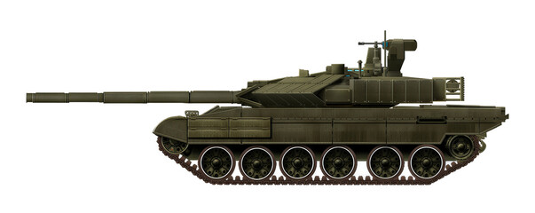 Songun-Ko (Concept of a new North Korean tank based on the Songun-Ho tank, with a new turret and 125mm gun) © Tikros