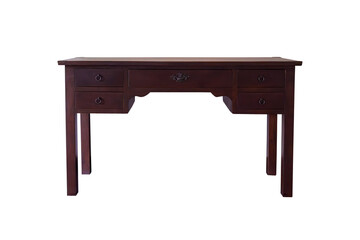 Old wooden table with drawers Chinese style