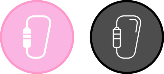 Carabiner Vector Icon