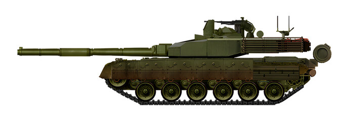 TL-30 MBT (Concept of a new tank with a 125mm gun and a turret with an automatic loader) © Tikros