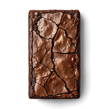 Decadent Chocolate Brownie with Cracked Surface