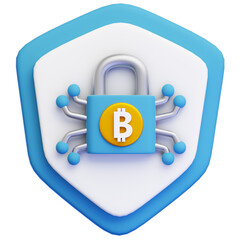 Protect your digital assets with robust Bitcoin security strategies and best practices today 3d icon