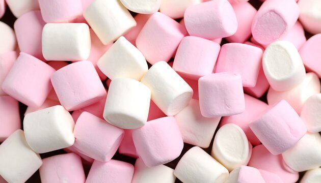 Close-up of pastel-colored marshmallows (1)