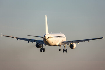 Naklejka premium airplane at the airport