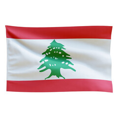 Lebanon Flag on transparent background png
