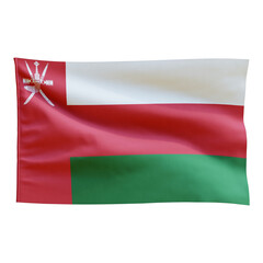 Oman Flag on transparent background png