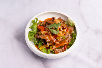 Salade bœuf Thaïlandais