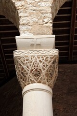 Column capital in the Euphrasian Palace, Porec