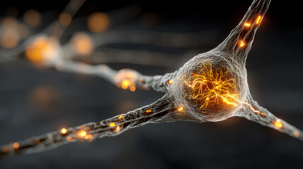 Close-Up Cutaway View of a Neuromorphic Chip's Brain-Like Architecture