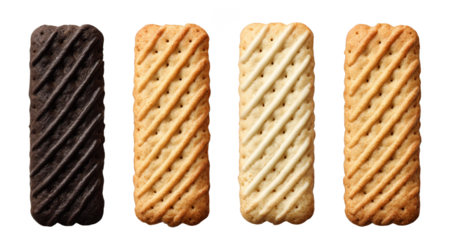 Delicious assortment of sweet biscuits, a perfect treat for any time of day delicious.