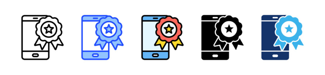 Digital Badge Icon Collection With Multiple Styles