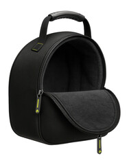 Naklejka premium Fleece-lined helmet bag with carry handle for snowboarding trips