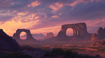 A silent high desert scattered with large rocks and brittle plants.