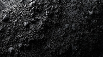 Naklejka premium Charcoal Dust Texture with Soft Particles and Rough Surface