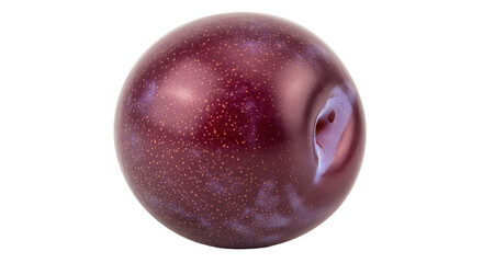 Isolated Fresh Plum