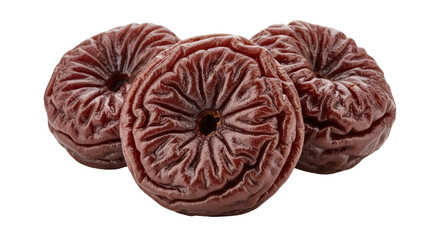 Isolated Dried Plums