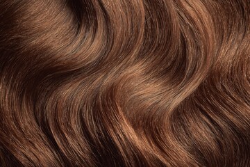 Fototapeta premium Brown Wavy Hair