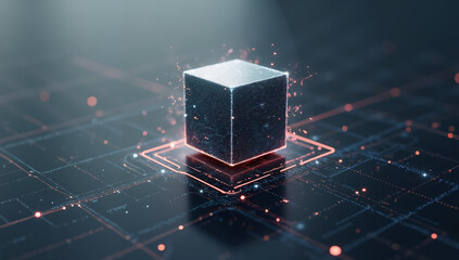 A man wearing a VR headset gazes at a cityscape from a rooftop at dusk. This image represents the immersive experience of virtual reality and its connection to urban life. Perfect for themes like tech