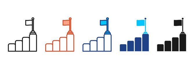 Career Icon Set Multiple Style Collection