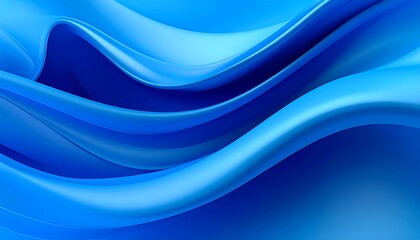 Fototapeta premium Abstract wavy blue fabric