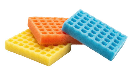 Isolated kitchen sponges