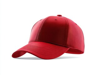 Fototapeta premium Maroon Baseball Cap Simple Design