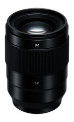 Portrait lens with a 90mm focal length and optical image stabilization for handheld shooting