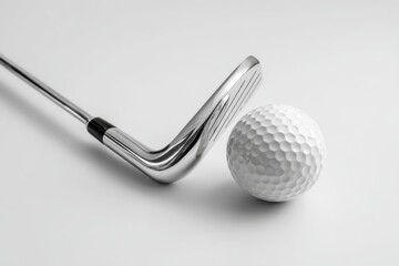 Golf Ball and Club