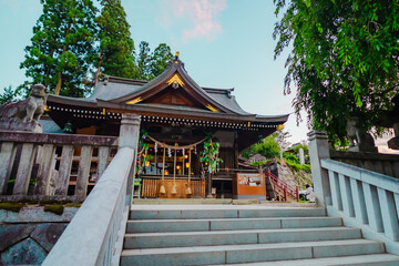 Fototapeta premium The view of around Morioka Station in Iwate, Japan
