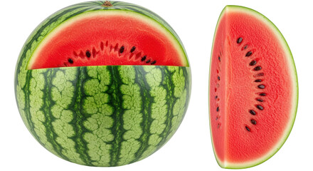 Isolated Fresh Watermelon