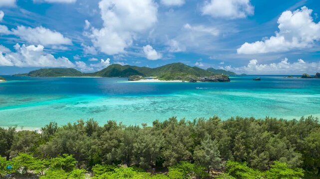 阿真ビーチ　慶良間諸島　沖縄
