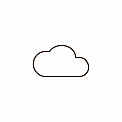 computing cloud icon sign vector