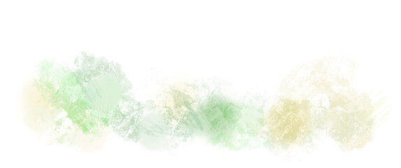 緑の葉のような輝くあしらいライン背景素材