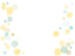 水彩やパステルのような水玉模様テクスチャ背景素材