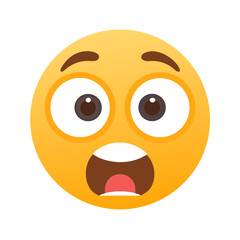 Cute Kawaii Croissant Character Happy Smiling with Pink Cheeks Vector Illustration