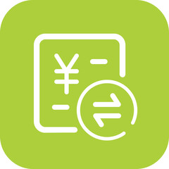 Green abstract document icon with leaf drawing ecology