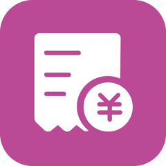Pink document icon with plus symbol paper file