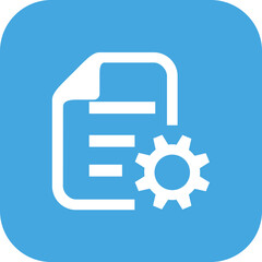 Document icon with plus sign on blue background file