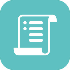 Square frame with inner rectangle icon on teal background