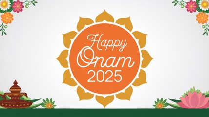 Happy Onam Festival Greeting

