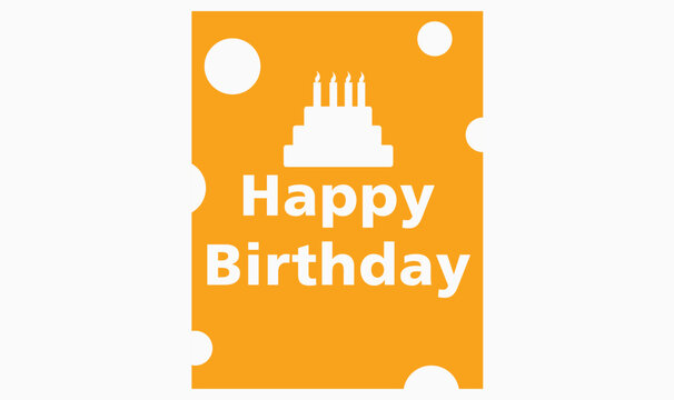 Happy birthday poster design background