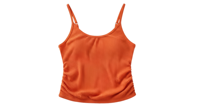 Isolated Orange Tank Top