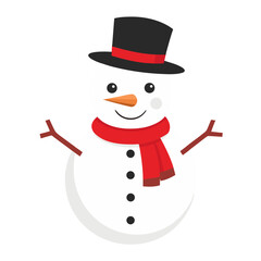 snowman with broom