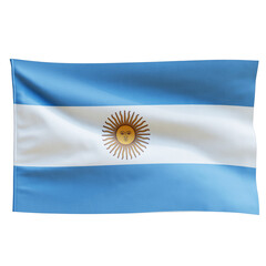 Argentina Flag on transparent background png