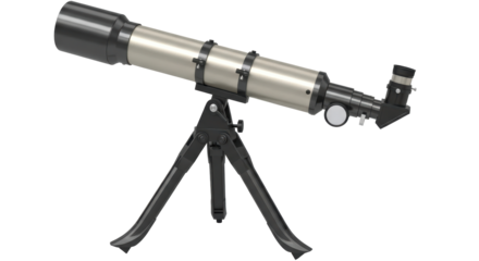 Isolated Telescope on Tripod