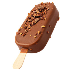 Obraz premium Frozen Brownie Ice Cream Treat with Chocolate Crumble