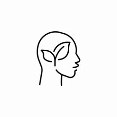 eco green mindset icon sign vector