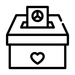 vote Line Icon