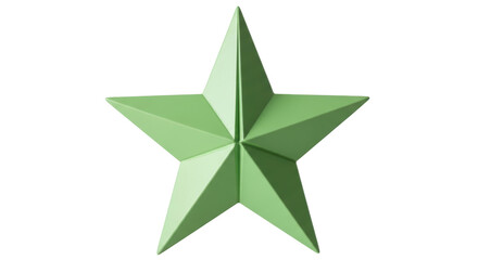 Isolated Green Star