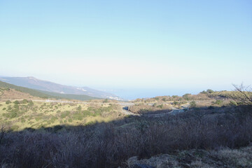 Fototapeta premium 日本：西伊豆スカイラインから見る景色【富士箱根伊豆国立公園】静岡県伊豆市 